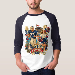 Friday Night Football Vintage 1958 Varsity Men's R T-Shirt