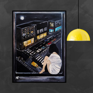 Friday Night Painting by Alfred Fox Canvas Print