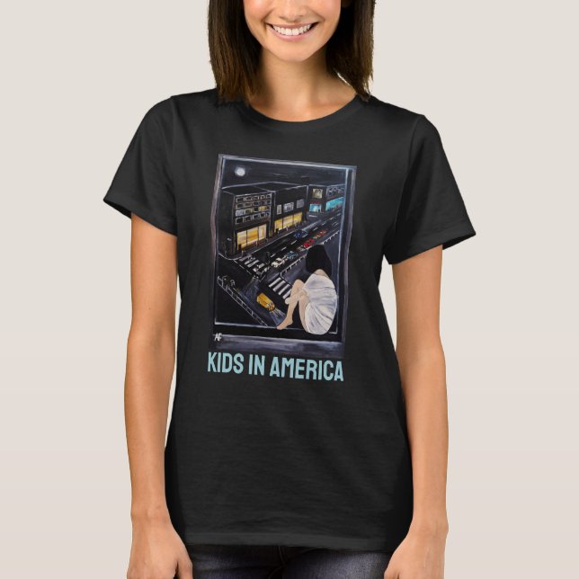 Friday Night Painting by Alfred Fox T-Shirt (Front)