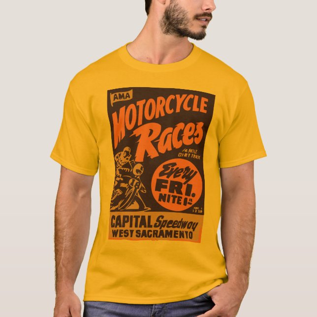 Friday Night Races T-Shirt (Front)