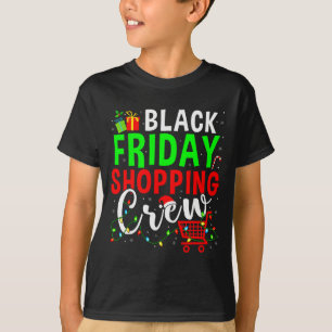 Friday Shopng Crew Christmas Family Shopng Squad  T-Shirt