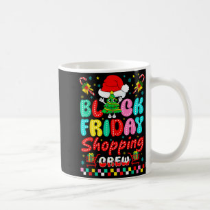 Friday Shopng Crew Christmas Lights Black Shopng F Coffee Mug