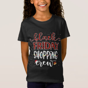 Friday Shopping Crew Christmas Black Shopping Fami T-Shirt