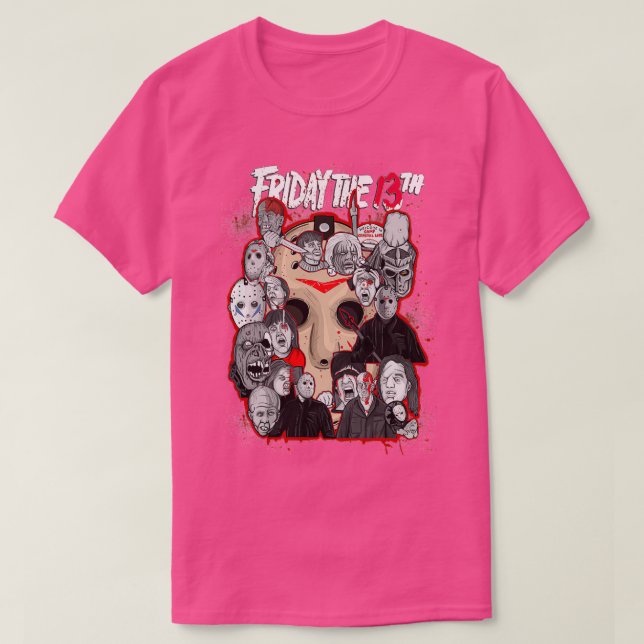 Friday the 13th 16 T-Shirt (Design Front)