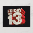 Friday the 13th | Bleeding Stacked 3D Logo