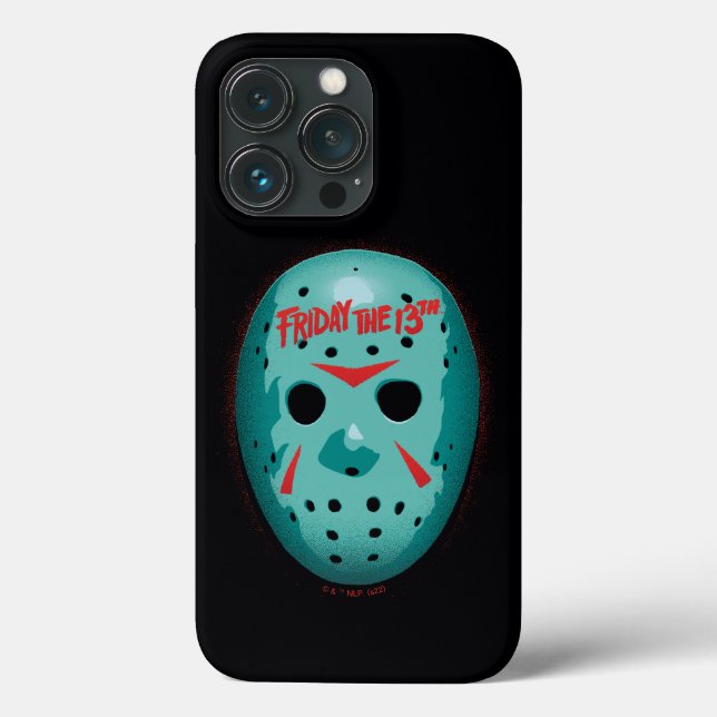 Friday the 13th | Blue Hockey Mask Graphic Case-Mate iPhone Case (Back)