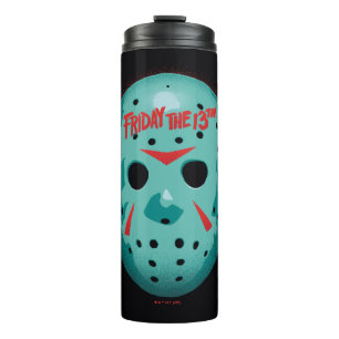 Friday the 13th   Blue Hockey Mask Graphic Thermal Tumbler