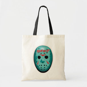 Friday the 13th Blue Hockey Mask Graphic Tote Bag