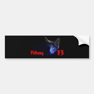 friday the 13th bumper sticker
