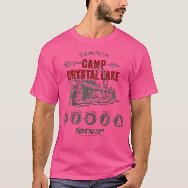 Friday The 13Th Camp Crystal Lake Activities T-Shirt (Front)