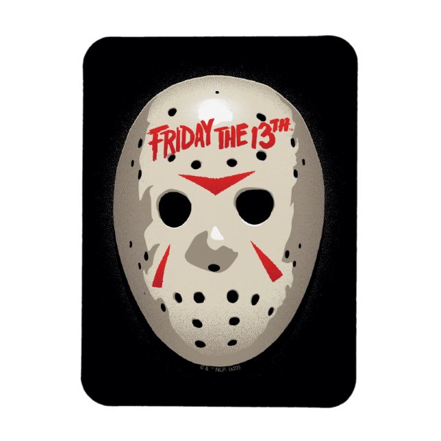 Friday the 13th | Hockey Mask Graphic Magnet (Vertical)