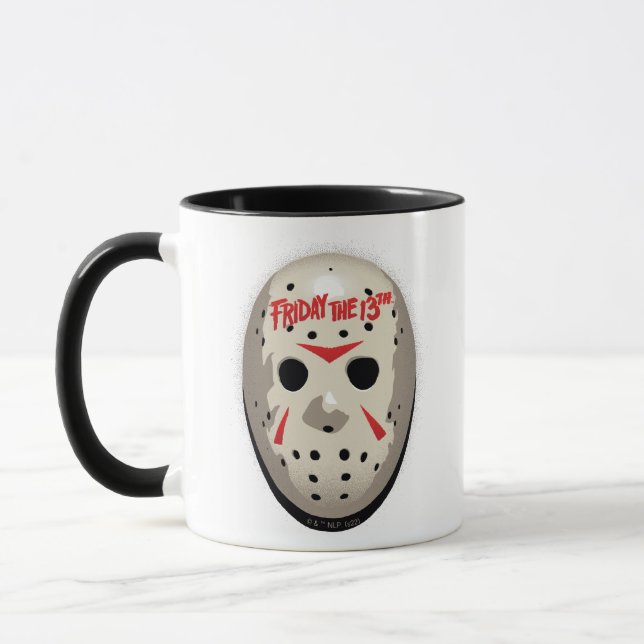 Friday the 13th | Hockey Mask Graphic Mug (Left)
