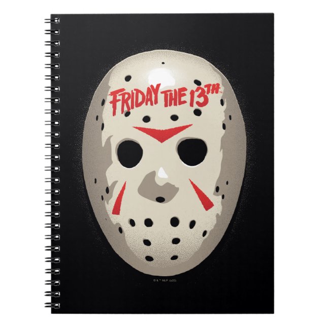 Friday the 13th | Hockey Mask Graphic Notebook (Front)