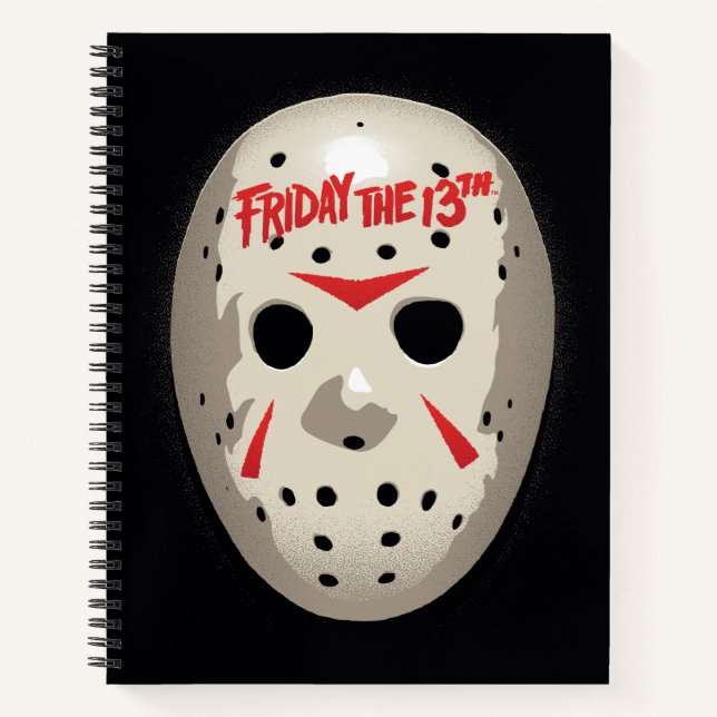 Friday the 13th | Hockey Mask Graphic Notebook (Front)