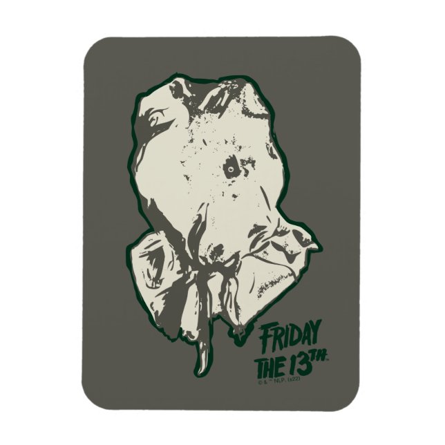 Friday the 13th | Jason Voorhees Burlap Sack Magnet (Vertical)