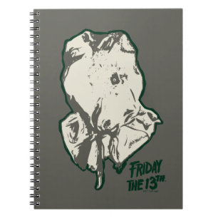 Friday the 13th   Jason Voorhees Burlap Sack Notebook
