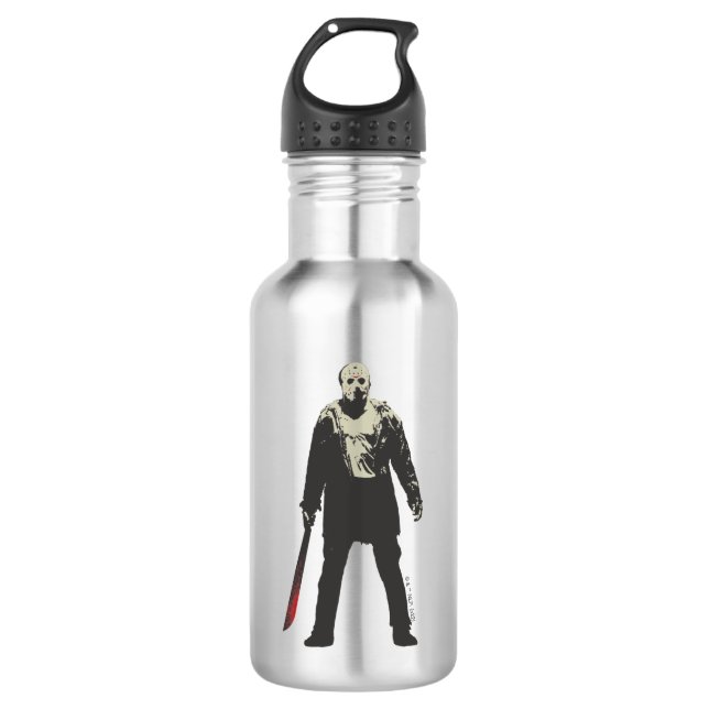 Friday the 13th | Jason Voorhees Character Art 532 Ml Water Bottle (Front)