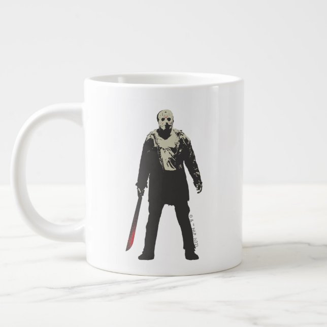 Friday the 13th | Jason Voorhees Character Art Large Coffee Mug (Left)