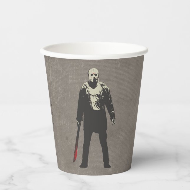 Friday the 13th | Jason Voorhees Character Art Paper Cups (Front)