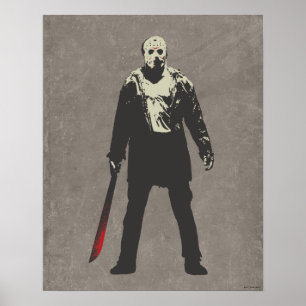 Friday the 13th Jason Voorhees Character Art Poster
