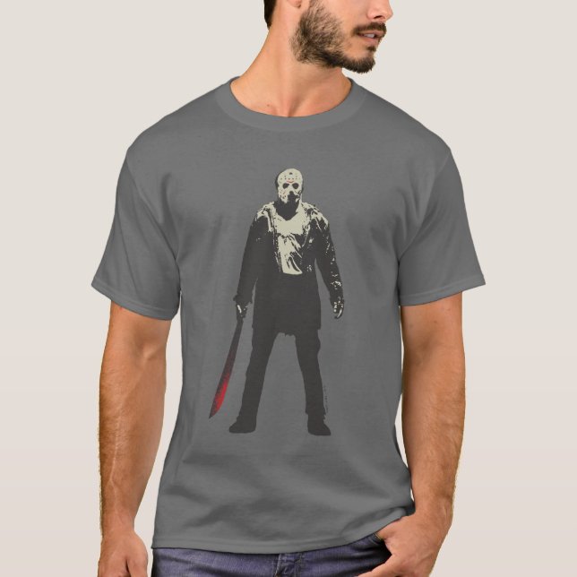 Friday the 13th | Jason Voorhees Character Art T-Shirt (Front)