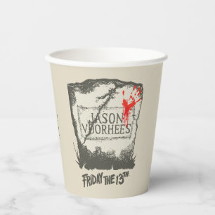 Friday the 13th   Jason Voorhees Headstone Paper Cups