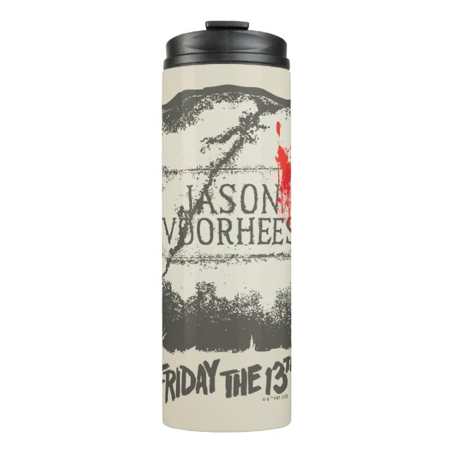 Friday the 13th | Jason Voorhees Headstone Thermal Tumbler (Front)