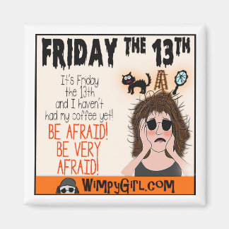 Friday the 13th magnet