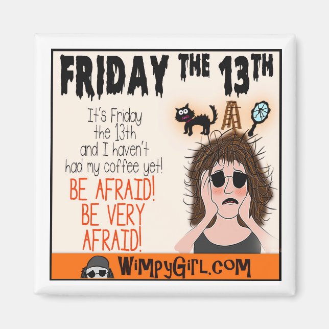 Friday the 13th magnet (Front)