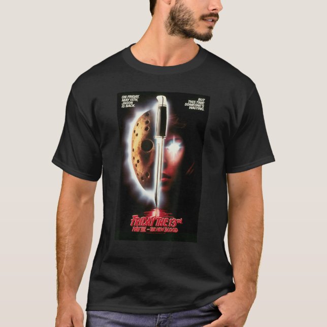 Friday the 13th New Blood Poster T-Shirt (Front)