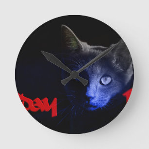 friday the 13th round clock