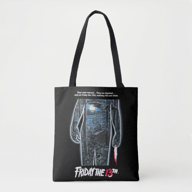 Friday the 13th | Silhouette Camp Theatrical Art Tote Bag (Front)