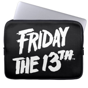 Friday the 13th Stacked Painted Logo Laptop Sleeve