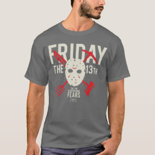 Friday the 13th   Weapons Cross Hockey Mask T-Shirt