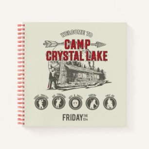 Friday the 13th   Welcome to Camp Crystal Lake Notebook