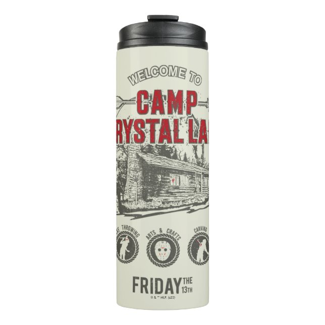 Friday the 13th | Welcome to Camp Crystal Lake Thermal Tumbler (Front)
