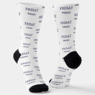 Friday Venus Purple Days of the Week Socks