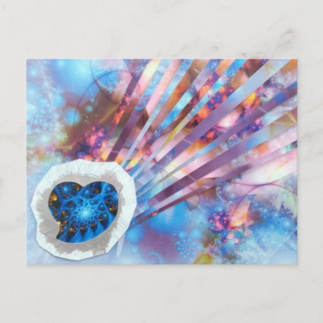 Friday's Child Collage Postcard (Front)