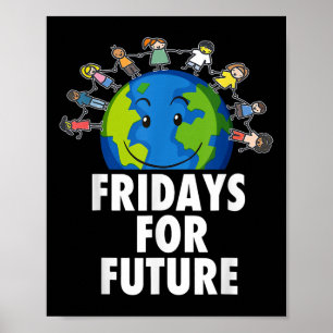 Fridays For Demonstration Fff Supporter Environmen Poster