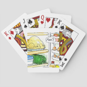 Fridge Chicken Egg Family Funny Playing Cards