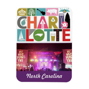 Fridge Magnet Charlotte North Carolina