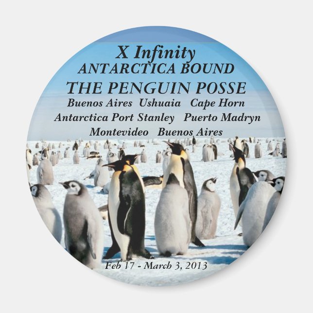 fridge magnet infinity 2013 penguin posse (Front)