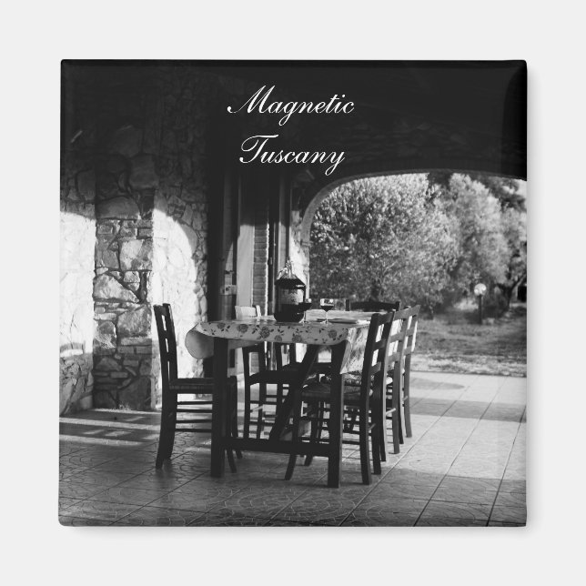 Fridge Magnet: Magnetic Tuscany Magnet (Front)