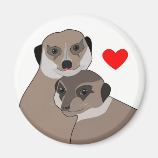 Fridge-Magnet "Meerkats in Love" Magnet