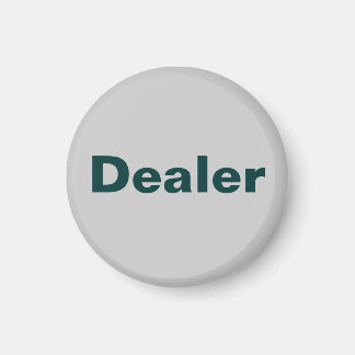 Fridge Poker TAG Action Magnet - Dealer