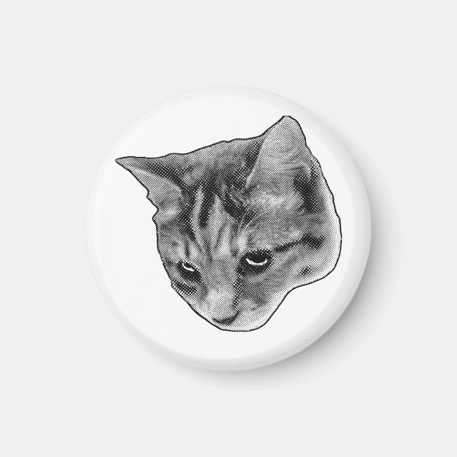 Fridge Watch, Soft Stripes Magnet (Front)