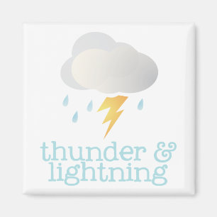 Fridge Weather - THUNDER Magnet