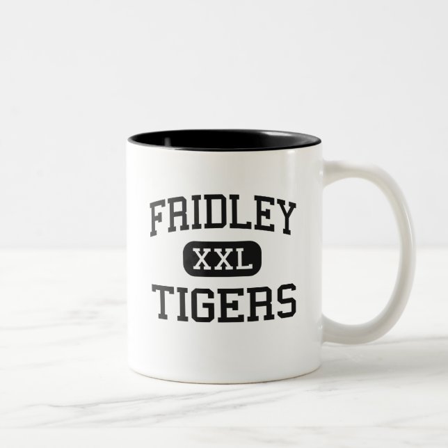 Fridley - Tigers - High School - Fridley Minnesota Two-Tone Coffee Mug (Right)