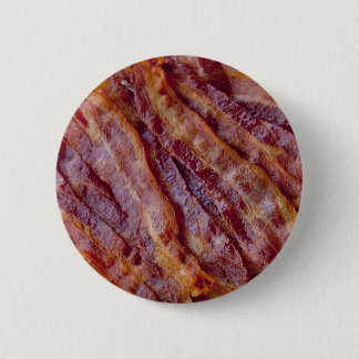 Fried bacon 6 cm round badge
