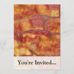 Fried Bacon Strip Invitation